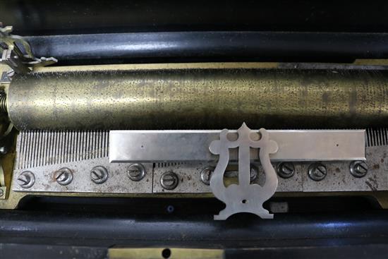 A Swiss six air musical box